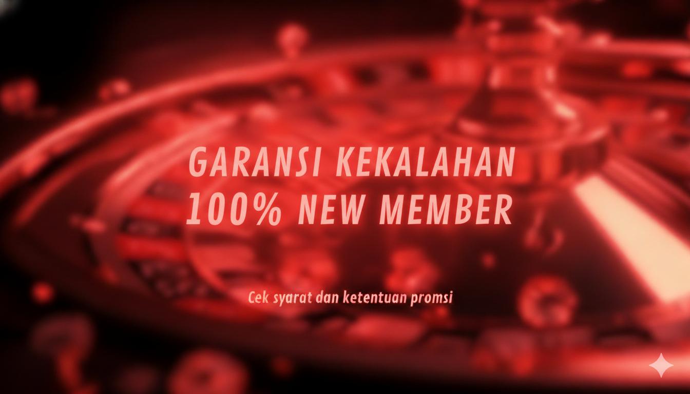 GARANSI KEKALAHAN 100% NEW MEMBER